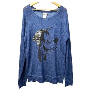 DISNEY PARKS Authentic Original GOOFY Sweater Top Blouse Shirt Womens Sz‎ Large